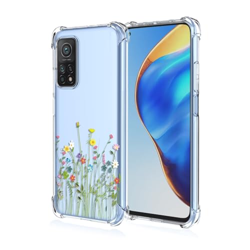 JIEZUIMEI für Xiaomi Mi 10T Pro Süße Cartoon Muster Mode Ultra Dünn Hülle [Transparent Silikon Handy Hüllen] [Stoßfest Kratzfest ] [Shock Absorption Schutzhülle] A97 von JIEZUIMEI