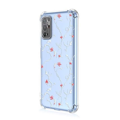 JIEZUIMEI für Xiaomi Redmi Note 10 5G Süße Cartoon Muster Mode Ultra Dünn Hülle [Transparent Silikon Handy Hüllen] [Stoßfest Kratzfest ] [Shock Absorption Schutzhülle] A94 von JIEZUIMEI