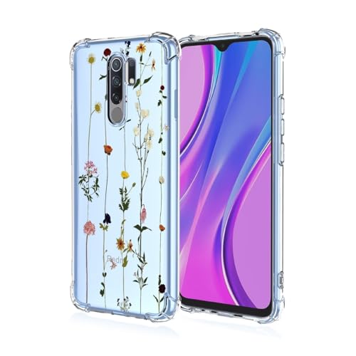 JIEZUIMEI für Xiaomi Redmi Note 8 Pro Süße Cartoon Muster Mode Ultra Dünn Hülle [Transparent Silikon Handy Hüllen] [Stoßfest Kratzfest ] [Shock Absorption Schutzhülle] A96 von JIEZUIMEI