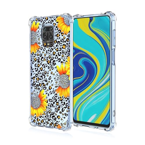 JIEZUIMEI für Xiaomi Redmi Note 9 Pro Süße Cartoon Muster Mode Ultra Dünn Hülle [Transparent Silikon Handy Hüllen] [Stoßfest Kratzfest ] [Shock Absorption Schutzhülle] A91 von JIEZUIMEI