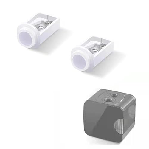 Elektrischer Anspitzer Ersatzklingen, JIJICZ Elektronische Bleistiftspitzerklingen Sk5 Ersatzklinge Für Elektrisch Spitzer, 6-8 Mm Und 8-12 Mm, Schwarz… (weiß) von JIJICZ