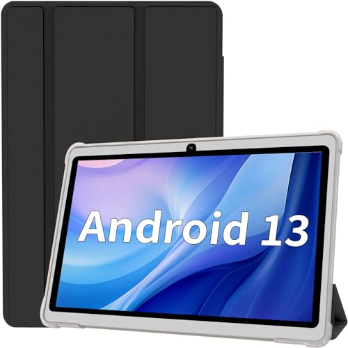 JIKOCXN 7 Zoll Tablet, Android Tablet with 2GB RAM+32GB ROM 128GB Erweiterung, Quad Core Prozessor Tablet PC, 600 x 1024 IPS HD Bildschirm, 6000mAh Akku, Dual Kamera, WiFi (Schwarz) von JIKOCXN