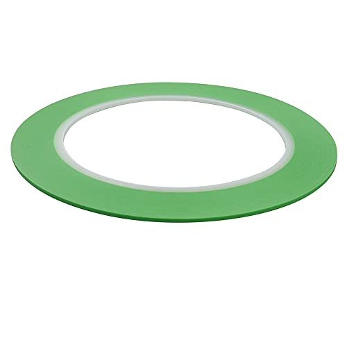JINBING Fine Line Finline Vinyl-Abdeckband, Automobil-Farbe, Modellbau, für Kurven, Grün, 1,5 mm x 4 Rollen JINBING Fine Line Finline Vinyl-Abdeckband, Automobil-Farbe, Modellbau, für Kurven, Grün, 1,5 mm x 4 Rollen von JINBING