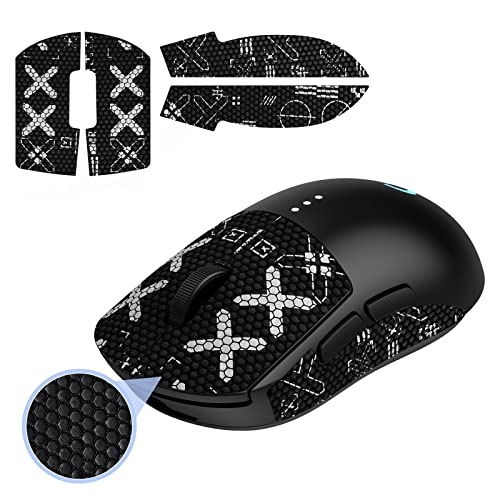 JINGDU Mouse Grip Tape kompatibel mit Logitech G Pro Wireless Gaming Mouse, Anti-Rutsch Maus-Aufkleber für GPW Gaming Maus, Ultrathin Griff-Aufkleber für G Pro Wireless Maus,SchwarzX von JINGDU