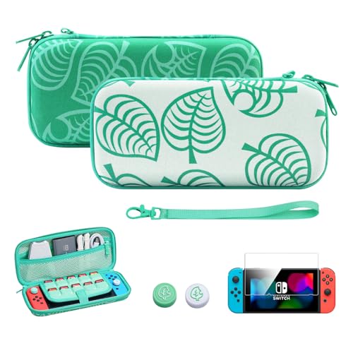 Jingdu Tragetasche für Nintendo Switch, schützende tragbare Hartschale Reisetasche mit 8 Kartenfächern für Switch NS Spiele & Zubehör von JINGDU
