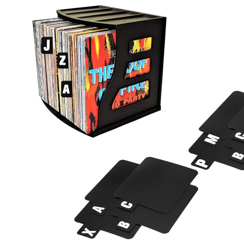 26 Stück Vinyl Schallplatten Trennblätter A-Z Alphabetische Organizer Kunststoff Alphabet Trennwände Karteikarte für CD, DVD, Alben, Datei 17x12 cm 26 Stück Vinyl Schallplatten Trennblätter A-Z Alphabetische Organizer Kunststoff Alphabet Trennwände Karteikarte für CD, DVD, Alben, Datei 17x12 cm von JINGHANGER