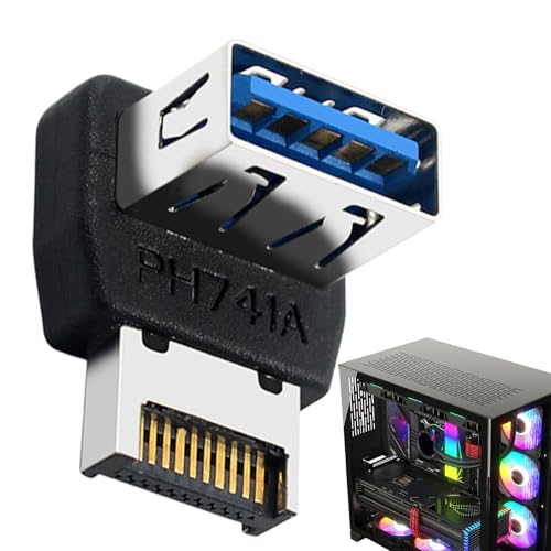 JINGLING USB Mainboard Adapter - Computer-Motherboard-USB-3.1-zu-Typ-E-Header-Konverter | Plug-and-Play Steuerpanel Mit 90-Grad Abgewinkeltem Type-E Anschluss Für Alle Nutzergruppen JINGLING USB Mainboard Adapter - Computer-Motherboard-USB-3.1-zu-Typ-E-Header-Konverter | Plug-and-Play Steuerpanel Mit 90-Grad Abgewinkeltem Type-E Anschluss Für Alle Nutzergruppen von JINGLING