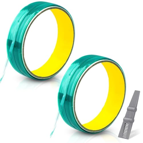 JINJUMEI 2 Stück 5m Messerloses Klebeband, Knifeless Tape mit Bringen Sie einen Schaber No-Cut Kratzerfrei, Messerloses Schneideband für Folienscheiden Car Wrapping, Autoaufkleber Vinyl Film JINJUMEI 2 Stück 5m Messerloses Klebeband, Knifeless Tape mit Bringen Sie einen Schaber No-Cut Kratzerfrei, Messerloses Schneideband für Folienscheiden Car Wrapping, Autoaufkleber Vinyl Film von JINJUMEI