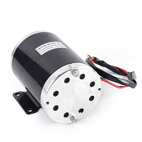 Bürstenmotor, 36V 1000W 3000RPM Elektromotor, E-Motor für E-Bike Gokart Scooter Elektrofahrrad Mini-Bike, E-Bike Umbausatz Gebürsteter DC-Motor Elektrobürste von JINPRDAMZ