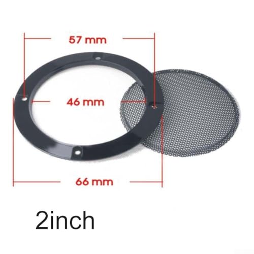 JINSBON Einfach zu installierender Schutzgrill für alle Arten von Lautsprechern, langfristige Haltbarkeit ohne Einbußen bei der Ästhetik (5,1 cm) von JINSBON