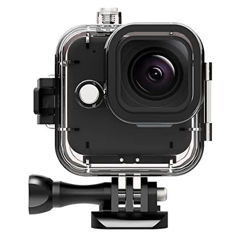 Wasserdichtes Gehäuse für GoPro Hero11Black Mini, 45 m, Tauch-Schutzgehäuse für Hero 11 Black Mini Action Kamera, Unterwasser-Tauchgehäuse mit Halterung und Rändelschraube von JINSERTA