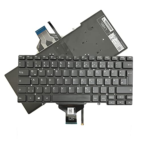 JINTAI GR Tastatur-Layout Laptop für Dell Latitude7400 3400 5400 7410 5401 5411 GR VWKCT backlitv von JINTAI