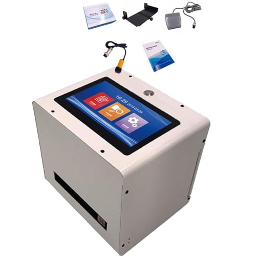 Kleiner Drucker-Tintenstrahlkodierer, Intelligentes TintenstrahlkodiergeräT Mit 7-Zoll-Bildschirm, Schnell Trocknender Online-Chargenkodierdrucker, 12,7 Mm/25,4 Mm Desktop-Produktionsdatum,12.7mm Kleiner Drucker-Tintenstrahlkodierer, Intelligentes TintenstrahlkodiergeräT Mit 7-Zoll-Bildschirm, Schnell Trocknender Online-Chargenkodierdrucker, 12,7 Mm/25,4 Mm Desktop-Produktionsdatum,12.7mm von JINTAOMA