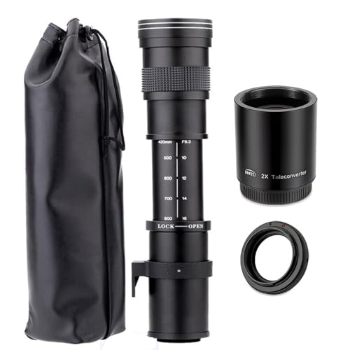 JINTU 420-1600mm f/8.3 HD-Tele Zoom Teleobjektiv für Nikon Digitale SLR Kameras D5600 D5500 D5200 D5300 D5100 D3400 D3300 D3200 D3100 D7200 D7500 D7100 D7000 D750 D600 D90 D800 D810 D5 D4S DF von JINTU