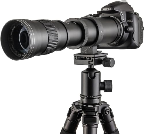 JINTU 420-800mm Teleobiettivo Zoom Lenti per fotocamera compatibili Con fotocamere Fujifilm X-Mount X-Pro2 X-E2 X-E3 X-A5 X-M1 X-T1 X-T2 XT3 X-T10 X-T20 X-T30 X-H1 von JINTU