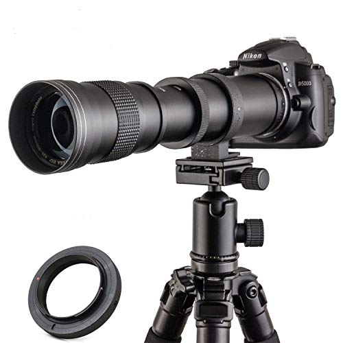 JINTU 420-800mm f/8.3 UMC Teleobjektiv Manueller Fokus Kameraobjektive für Nikon Digitale Spiegelreflexkameras von JINTU