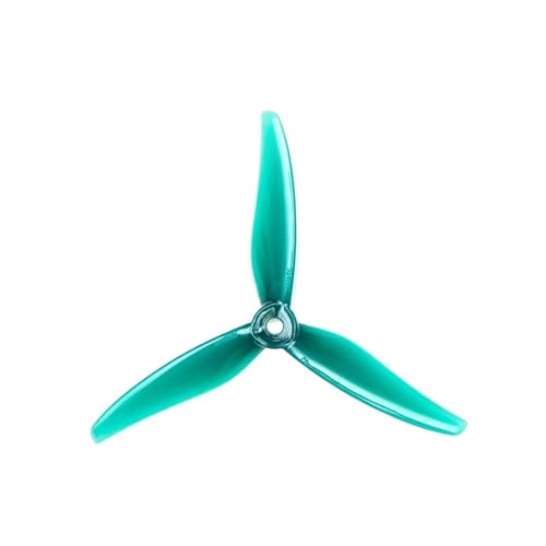 5 Farben 3-Blatt/Tri-Blade Propeller Props FPV Brushless Motor Kompatibel for FPV Racing Drone(2Pairs Jade Green) von JINWPXSR