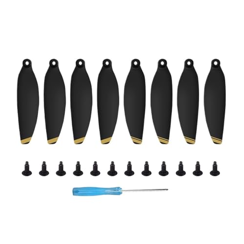 8 Teile/Satz Propeller Klinge Kompatibel for DJI Mavic Mini 1 Drone Zubehör(Gold) von JINWPXSR
