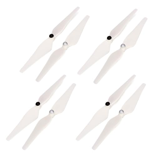 8-teiliger Propeller 9450, Selbstsichernder Anzugspropeller CW CCW, Kompatibel Mit DJI Phantom 3 Advanced Phantom 2 (4 Paar)(1045 White) von JINWPXSR