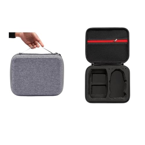 Aufbewahrungsbox Dron Handtasche Tasche Einzelne Schulter Umhängetaschen Drone Batterie Tasche Zubehör Kompatibel for DJI Mini 3 Pro(Grey Handbag) von JINWPXSR