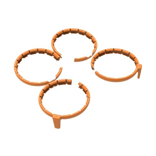 Kompatibel Mit DJI Flip Drone Propellerschutzgehäuse Schnellspannarme Anti-Drop Vollständige Surround-Stoßfängerringe Schutzabdeckung Zubehör(Orange) von JINWPXSR