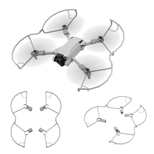 Propellerschutz, Leichter Propellerschutz, Klingenstoßstange, Antikollisions-Drohnenzubehör, Kompatibel Mit DJI Mini 3/Mini 3 Pro(Gray) von JINWPXSR
