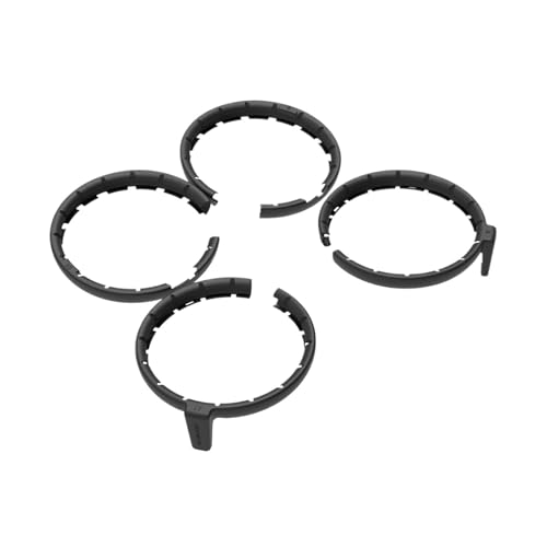 Propellerschutzabdeckung, Flip-Protector, Stoßstangenring, Anti-Drop-Abdeckung, Flip-Antikollision, Kompatibel Mit DJI-Drohnenzubehör(Black) von JINWPXSR