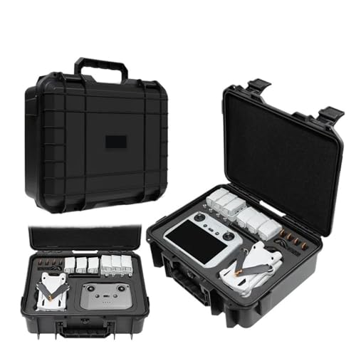 Tragbare Aufbewahrungstasche, Schultertasche, Reisetasche, Handtasche, Kompatibel Mit Mavic Mini 3 Pro, Drohnenzubehör(Black no Strap) von JINWPXSR