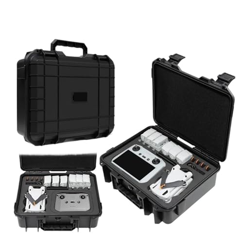 Tragbare Aufbewahrungstasche, Schultertasche, Reisetasche, Handtasche, Kompatibel Mit Mavic Mini 3 Pro, Drohnenzubehör(Mini 3-3 Pro Black) von JINWPXSR