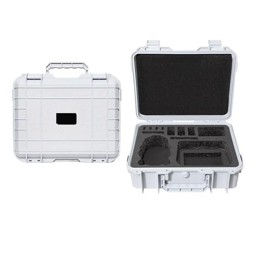 Tragbare Aufbewahrungstasche, Schultertasche, Reisetasche, Handtasche, Kompatibel Mit Mavic Mini 3 Pro, Drohnenzubehör(Mini 3-3 Pro White) von JINWPXSR