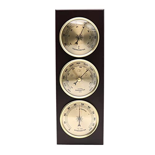JINYISI Barometer, Thermometer, Hygrometer, Barometer für Zuhause, Barometer, Wetterinstrumente, Wandmontage, analoge Wetterstation JINYISI Barometer, Thermometer, Hygrometer, Barometer für Zuhause, Barometer, Wetterinstrumente, Wandmontage, analoge Wetterstation von JINYISI