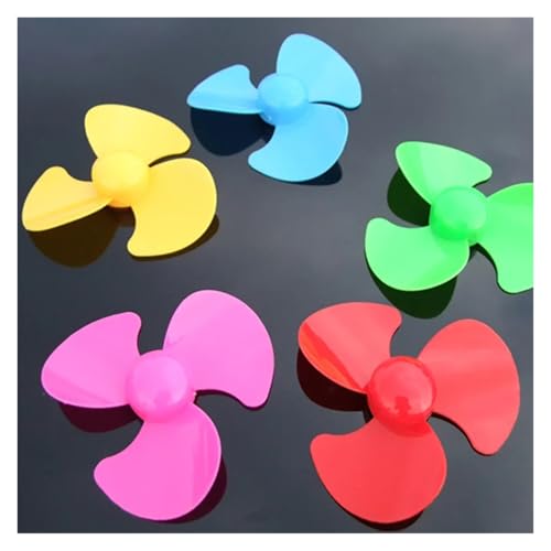 eufeifeiegds 5 teile/los 4 Größen Multicolor drei-klinge Kunststoff Propeller Klinge Durchmesser 30-90mm blende 1,95mm wefeiegds(Red 5pcs,OD-70mm) von JIOYUNG