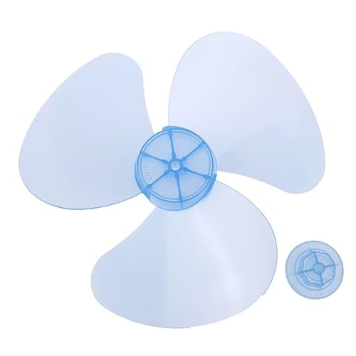 eufeifeiegds 6/12/16 Zoll Haushalts-Kunststoff-Lüfterflügel Fünf Blätter mit Mutternabdeckung for Standventilator wefeiegds(Type 5) von JIOYUNG