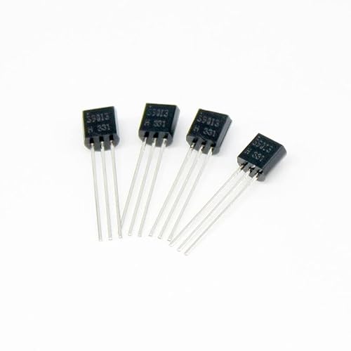 Transistor 50-teiliges S9013-Transistor-Set, Triodendiode, Silizium-NPN-Transistor-Set, 40 V, 500 mA, TO-92, BJT, elektronische Komponenten-Kondensator von JIQKMZXX