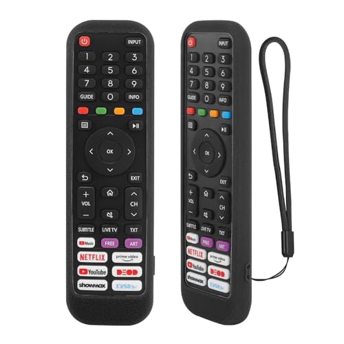 Fernbedienungshülle Kompatibel mit Hisense EN2G30H EN2AI30H EN2P30H, Fernbedienungshülle für Hisense Smart TV A4FG A4CG 2022 VIDAA EN2H30H EN2D30H EN2B30H EN2J30H EN2A30 Fernbedienungsabdeckung Fernbedienungshülle Kompatibel mit Hisense EN2G30H EN2AI30H EN2P30H, Fernbedienungshülle für Hisense Smart TV A4FG A4CG 2022 VIDAA EN2H30H EN2D30H EN2B30H EN2J30H EN2A30 Fernbedienungsabdeckung von JIROAOTIC