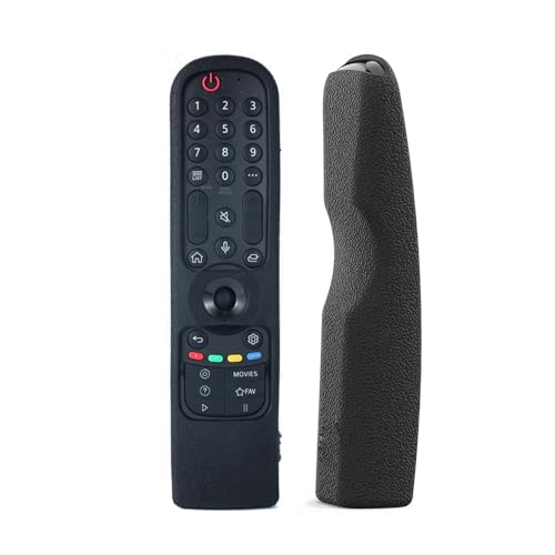 Fernbedienungshülle Kompatibel mit LG MR24GA MR23GA MR22GA MR22GN MR21GA MR21GC OLED QNED Smart TV Remote,Silikon-Fernbedienungsschale für LG Magic Fernbedienung 2024 (Schwarz) Fernbedienungshülle Kompatibel mit LG MR24GA MR23GA MR22GA MR22GN MR21GA MR21GC OLED QNED Smart TV Remote,Silikon-Fernbedienungsschale für LG Magic Fernbedienung 2024 (Schwarz) von JIROAOTIC