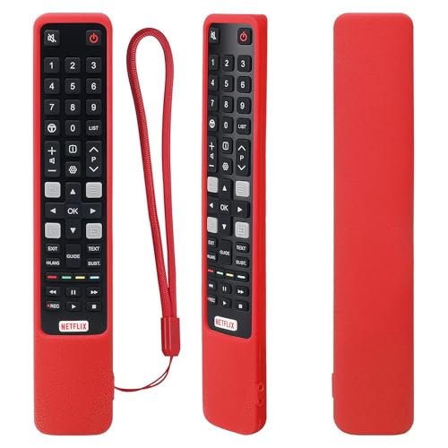 JIROAOTIC Silikon-Fernbedienungshülle Kompatibel mit TCL RCA Fernbedienung RC802N ARC802N YUI1 YUI2 YLI2, Fernbedienungsschale Kompatibel mit TCL 4K UHD QLED Smart TV Fernbedienungsabdeckung JIROAOTIC Silikon-Fernbedienungshülle Kompatibel mit TCL RCA Fernbedienung RC802N ARC802N YUI1 YUI2 YLI2, Fernbedienungsschale Kompatibel mit TCL 4K UHD QLED Smart TV Fernbedienungsabdeckung von JIROAOTIC