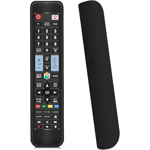 JIROAOTIC Silikonhülle für Samsung-Fernbedienung AA59-00582A AA59-00581A AA59-00580A, Schutzhülle für Samsung Smart TV, LCD, LED, QLED, SUHD, UHD, HDTV, Plasma Curves, 4K, 3D-Fernbedienung JIROAOTIC Silikonhülle für Samsung-Fernbedienung AA59-00582A AA59-00581A AA59-00580A, Schutzhülle für Samsung Smart TV, LCD, LED, QLED, SUHD, UHD, HDTV, Plasma Curves, 4K, 3D-Fernbedienung von JIROAOTIC