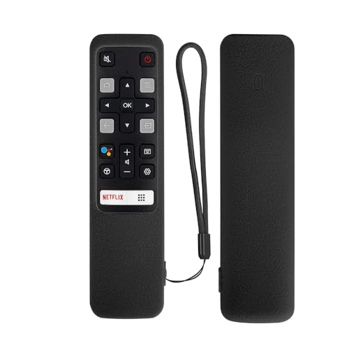 JIROAOTIC Silikonhülle für TCL Fernbedienung RC802V, Fernbedienungsschale für TCL EP680 S434 S334 S330 S430 Serie Android HDR TV Sprachfernbedienung, Schwarz JIROAOTIC Silikonhülle für TCL Fernbedienung RC802V, Fernbedienungsschale für TCL EP680 S434 S334 S330 S430 Serie Android HDR TV Sprachfernbedienung, Schwarz von JIROAOTIC