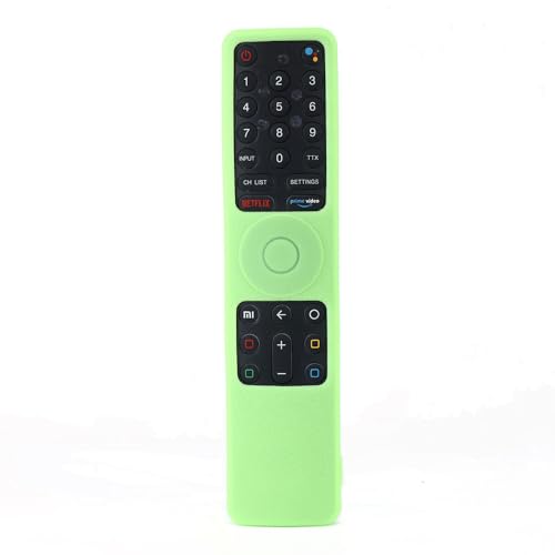 Silikonhülle Kompatibel mit Xiaomi Mi Smart TV 4S Fernbedienung, Fernbedienungsschale für Xiaomi Smart TV, stoßfeste Schutzhülle für Xiaomi TV Fernbedienung Silikonhülle Kompatibel mit Xiaomi Mi Smart TV 4S Fernbedienung, Fernbedienungsschale für Xiaomi Smart TV, stoßfeste Schutzhülle für Xiaomi TV Fernbedienung von JIROAOTIC