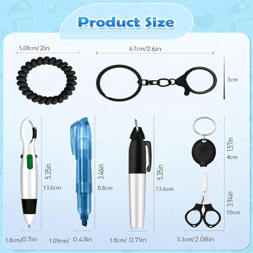JISADER Krankenschwester Pen Set Bunte Kugelschreiber Tragbarer Stiftzubehör Leichtes Mehrfachputzverpackung Kompakter Surgerwerdchen Permanenter Marker, Rosa JISADER Krankenschwester Pen Set Bunte Kugelschreiber Tragbarer Stiftzubehör Leichtes Mehrfachputzverpackung Kompakter Surgerwerdchen Permanenter Marker, Rosa von JISADER