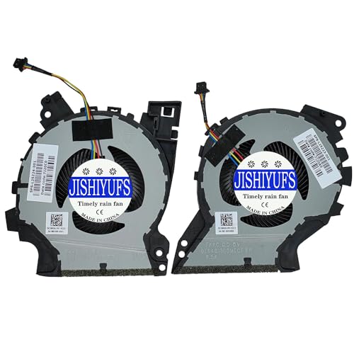 JISHIYUFS Ersatz CPU + GPU Lüfter Kühlung für HP Zbook 15 V G5 TPN-C134 FKKB FKKG L25223-001 DC28000L0F0 L25224-001 DC28000L1F0 DFS501105PR0T DFS44 81305 81MC0T Fan JISHIYUFS Ersatz CPU + GPU Lüfter Kühlung für HP Zbook 15 V G5 TPN-C134 FKKB FKKG L25223-001 DC28000L0F0 L25224-001 DC28000L1F0 DFS501105PR0T DFS44 81305 81MC0T Fan von JISHIYUFS