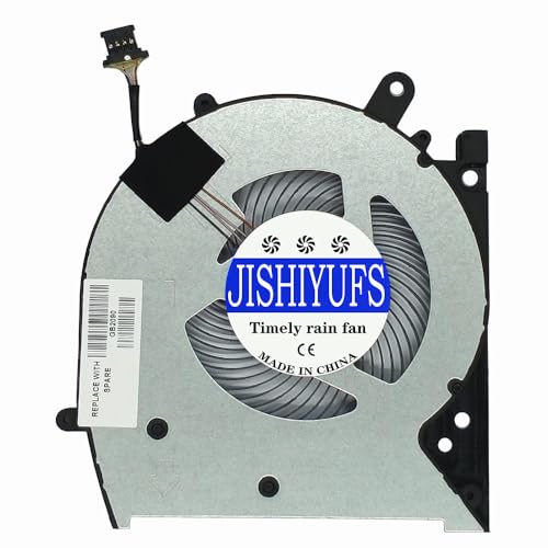 JISHIYUFS Ersatz CPU Lüfter Kühlung für HP Envy 13-AG Ryzen 13-AG0007CA 13-AG0010CA 13Z-AG000 13m-ag 13m-ag0001dx TPN-W133 DFS200005AV0T FKHX ND75C23-17J14 L 195999 -001 von JISHIYUFS