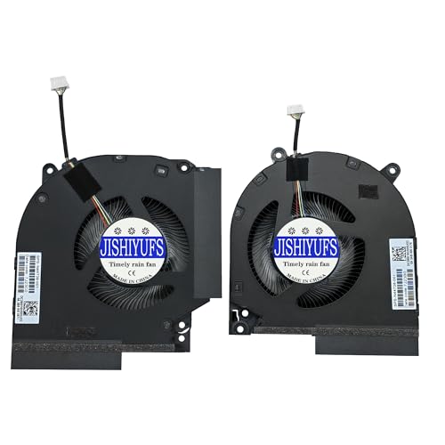 JISHIYUFS Ersatz CPU Lüfter Kühlung für HP Gaming VICTUS 16-R TPN-C169 N44738-001 MG75091V1-C180-S9A MG75091V1-C190-S9A DC12V 9,60W von JISHIYUFS