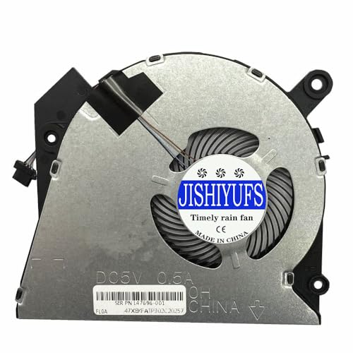 JISHIYUFS Ersatz für CPU Kühler Lüfter für HP ProBook 450 G6 450 G7 455R G6 455R G7 HSN-Q16C HSN-Q17C-5 Serie Laptop L47696-001 0FL0A0000H DC5V 0,5A JISHIYUFS Ersatz für CPU Kühler Lüfter für HP ProBook 450 G6 450 G7 455R G6 455R G7 HSN-Q16C HSN-Q17C-5 Serie Laptop L47696-001 0FL0A0000H DC5V 0,5A von JISHIYUFS