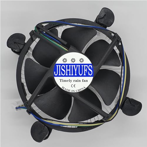 JISHIYUFS Neuer CPU-Kühler für Intel LGA1150 LGA1151 LGA1155 LGA1156 Celeron/Pentium/i3/i5/i7 Prozessorserie Fan E97379-003 CNDP751K50 DTC-DAB16 DC12V 0,60A von JISHIYUFS