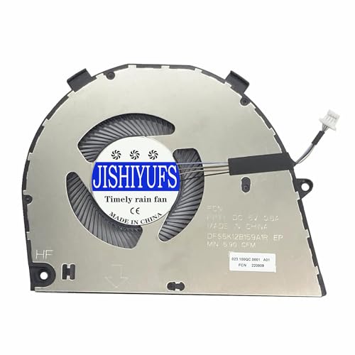Neuer CPU-Lüfter für Dell Inspiron 16 5620 5625 Inspiron 7620 2-in-1 Vostro 16-5620 5625 FPAB DFS5K12B159A1R 0T8R2T DC5V (Hinweis: nicht kompatibel mit Inspiron 16 5620 GeForce RTX 2 050 Series von JISHIYUFS