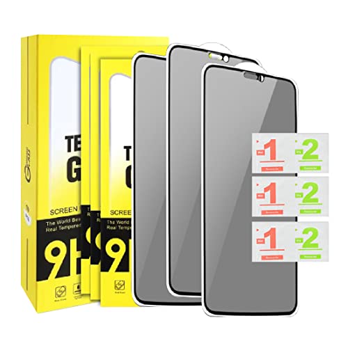 3 Stück Sichtschutz Full Screen für iPhone 14/13/13 Pro, Anti-Spy Panzer Schutz Glas Folie Schutzfolie, Sichtschutz Schutzfolie, Blickschutzfolie Privacy Screen mit Anti Spy,Kratzfest,Anti-Fingerprint 3 Stück Sichtschutz Full Screen für iPhone 14/13/13 Pro, Anti-Spy Panzer Schutz Glas Folie Schutzfolie, Sichtschutz Schutzfolie, Blickschutzfolie Privacy Screen mit Anti Spy,Kratzfest,Anti-Fingerprint von JITNGA