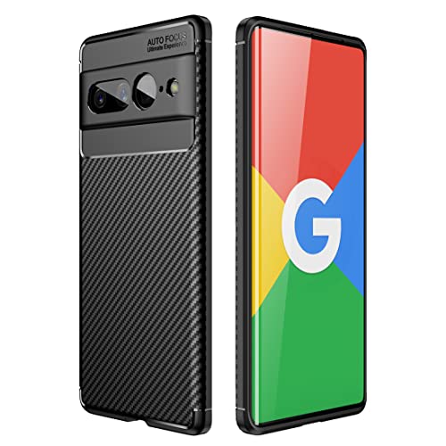 Schutzhülle für Google Pixel 7, stoßfeste, robuste, Kratzfeste TPU-Hülle mit rutschfestem Griff, Design aus Karbonfaser und kratzfester Schale für Google Pixel 7, stoßdämpfende Abdeckung von JITNGA