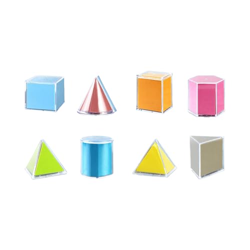 Klare Farbenfrohe Geometrische Formen Abnehmbare Bausteine ​​Spielzeuggeometrische Formen Für Kinder Von 3 ＋ Mathematik Lernspielzeug von JITNGM
